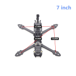 MARK4 HD 5/6/7 Inch RC Quadcopter Carbon Fiber Frame  FPV Air Unit/CADDX VISTA for MARK4 HD Freestyle FPV Racing